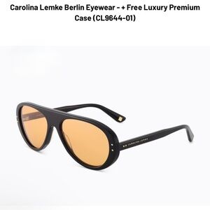 Women's Black Sunglasses with Amber Lenses